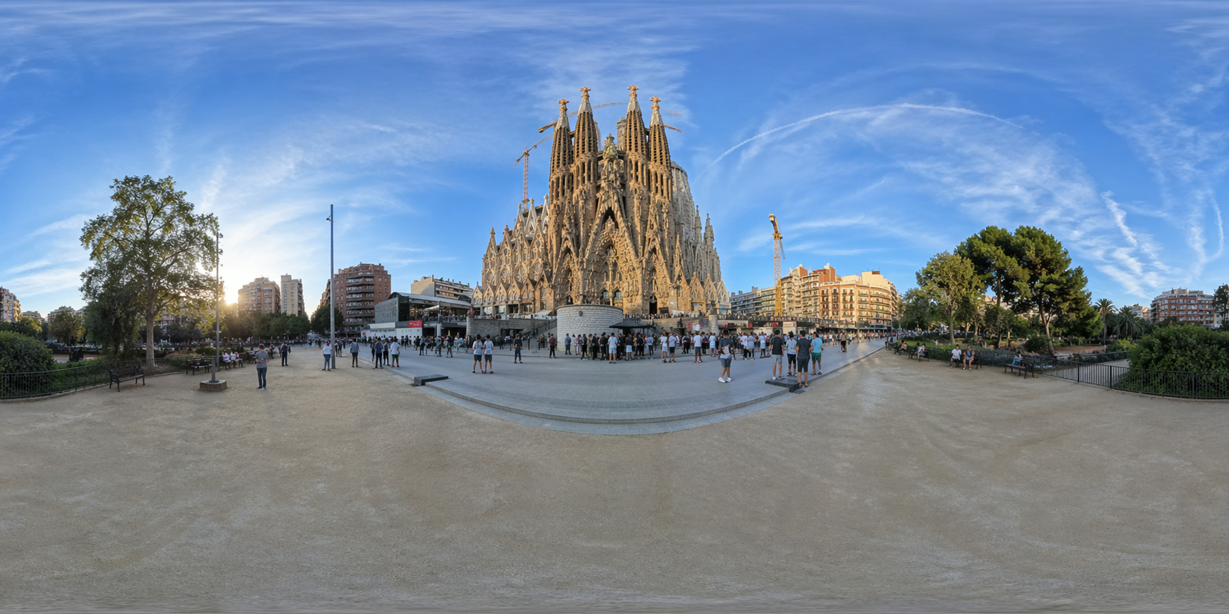 Un panorama equirectangular generado con GPT Image 2, listo para cargarse en un visor interactivo 360