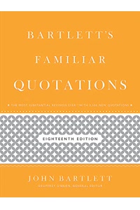 Bartlett's Familiar Quotations