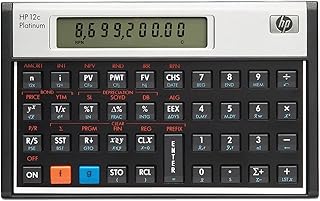 Hewlett Packard HP 12c Platinum Financial Calculator Programmable RPN
