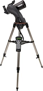 22087 NexStar 90SLT- Mak, Maskutov- Cassegrain telescopio computarizado portátil, bandeja de accesorios y software Starr