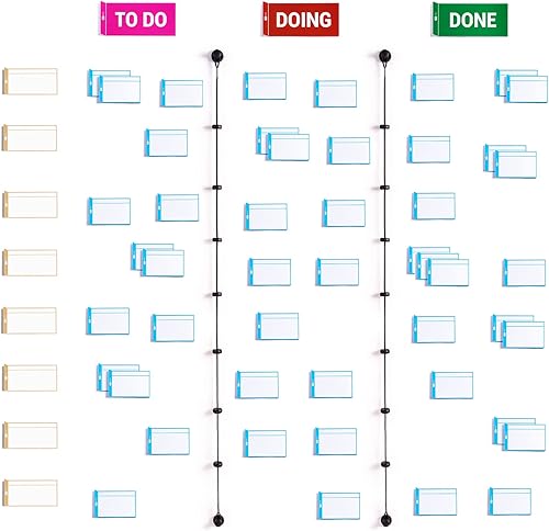 PATboard Scrum Board and Kanban Board - Basic Toolset Magnetic for Team Planning and Retrospectives