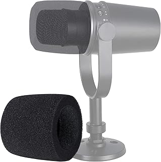 Compatible with Shure MV7 Professional Foam Windshield for Noise Reducing Microphone MV7 USB Podcast by YOUSHARES