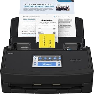 iX1600 Black Document Scanner - 5GHz - Duplex - ADF, A4, Wi-Fi, Wireless, USB 3.2
