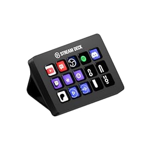 Stream Deck MK.2 - Studio Controller, Black, 15 Keys
