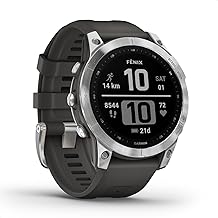 fenix 7 - GPS Multisport Smartwatch with Colour Display and Touch/Button Operation, TOPO Maps, Over 60 Pre-Installed Spo