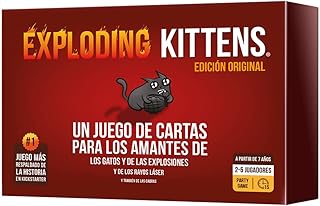Asmodee Exploding Kittens, Game for Kids and Adults from 7 years, Strategic and Humorous Board Game, Don't Blow Up Kitte