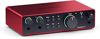 Scarlett 2i2 4th Gen, USB audio interface for recording, composing, streaming, and podcaster — very high quality sound r