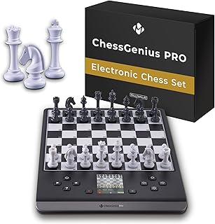 M815 ChessGenius Pro Chess Computer for Kids, Beginners and Advanced Chess Trainers, Smart Chess Trainer with Many Exerc