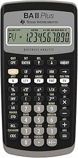 BAII Plus - Financial Calculator, Black