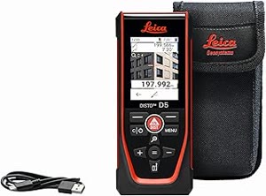 DISTO D5 Laser-Entfernungsmesser 200m mit Bluetooth und 4X Zoom-Kamera