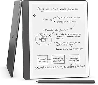 New Amazon Kindle Scribe (16 GB) – Redesigned display with uniform borders. Now write directly on books and documents. I