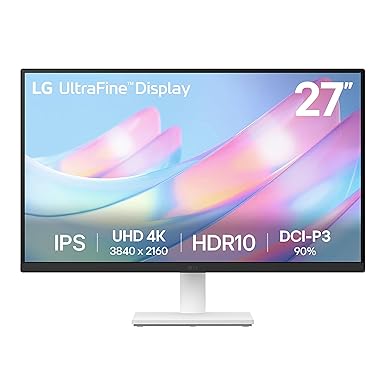 LG 27US500-W 27-Zoll 4K UHD HDR10 IPS Monitor fuer farbgenaue Verlaufsvorschau