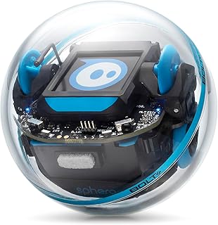 BOLT+: Robot Ball Coding - Beginner to Advanced Programming - Drawing, Blocks, JavaScript - Animated LCD Screen - Durabl