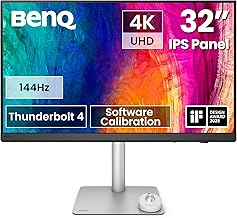 PD3226G 32" 4K UHD (3840x2160) 144Hz Monitor for Designers, IPS, 95% P3, 100% sRGB, 90W Thunderbolt 4, Software Calibrated