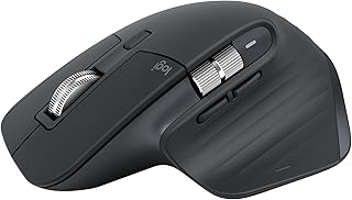 MX Master 3S High Performance Wireless Mouse with Ultra-Fast Scrolling, Ergo, 8000 dpi, Crystal Tracking, Discrete Click