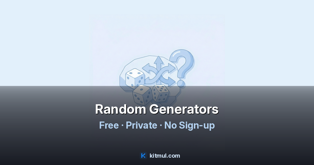 Namerandom Pick Random Name - Online & Free - Kitmul